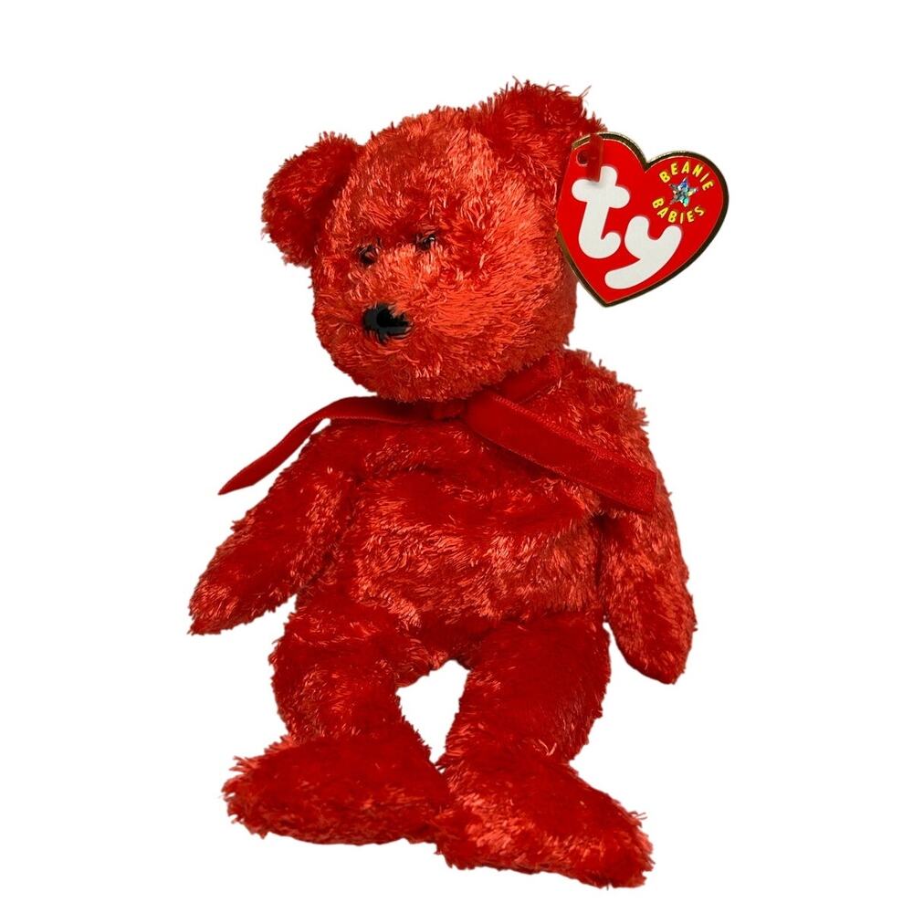 TY BEANIE BABIES SIZZLE the BEAR 2001 Plush Stuffed Animal
